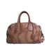 Natural Cervo Patch Bauletto Fringe Bag, back view